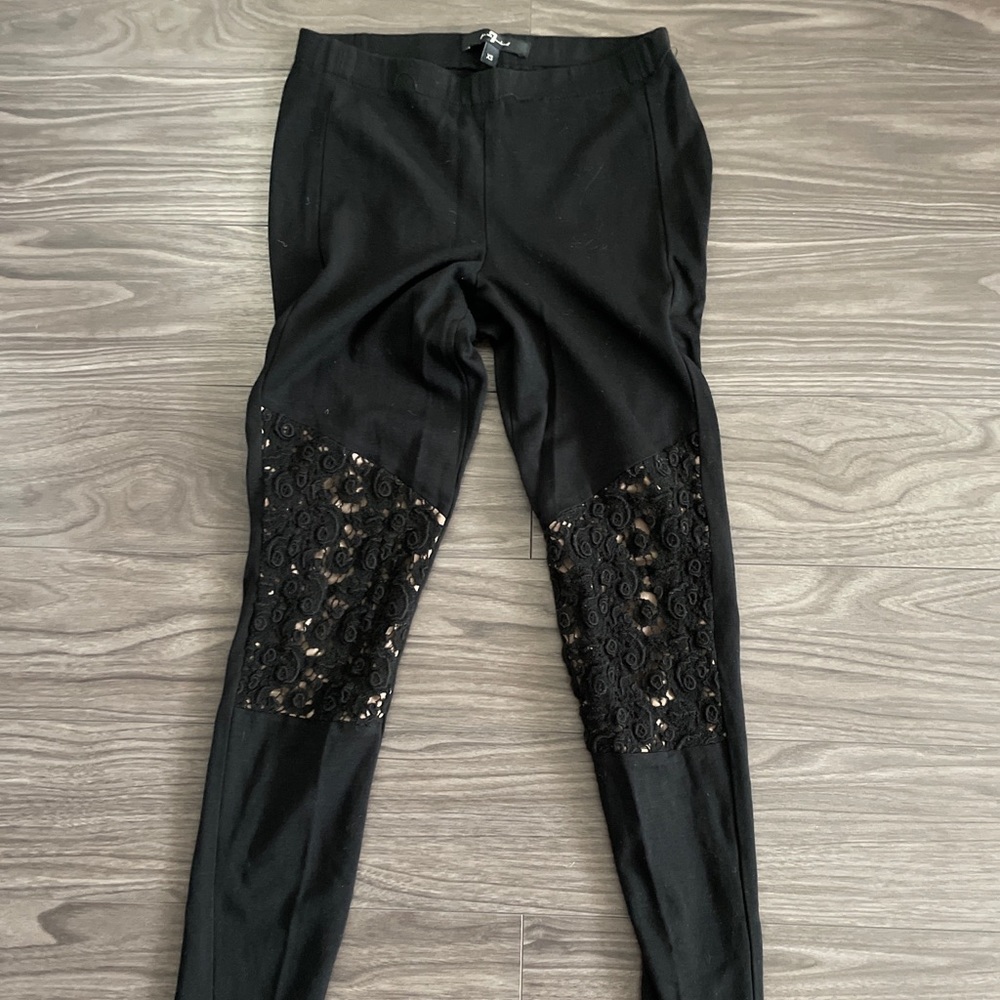 7 For All Mankind Black Leggings Womens Size XS